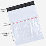 6x8 Inches Plastic Courier Bags With POD