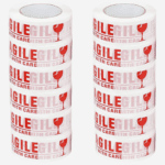 Fragile Plastic Self Adhesive Tape 2 Inch