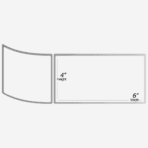 4x6 Inches Direct Thermal Label Rolls Shipping Labels ( 400 Labels ) - Image 2