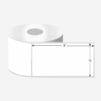 3x5 Inches Direct Thermal Label Rolls Shipping Labels ( 400 Labels )