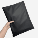 12x16 Inches Black Frosted Zipper Bags - Image 2