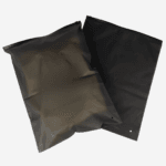 10x14 Inches Black Frosted Zipper Bags