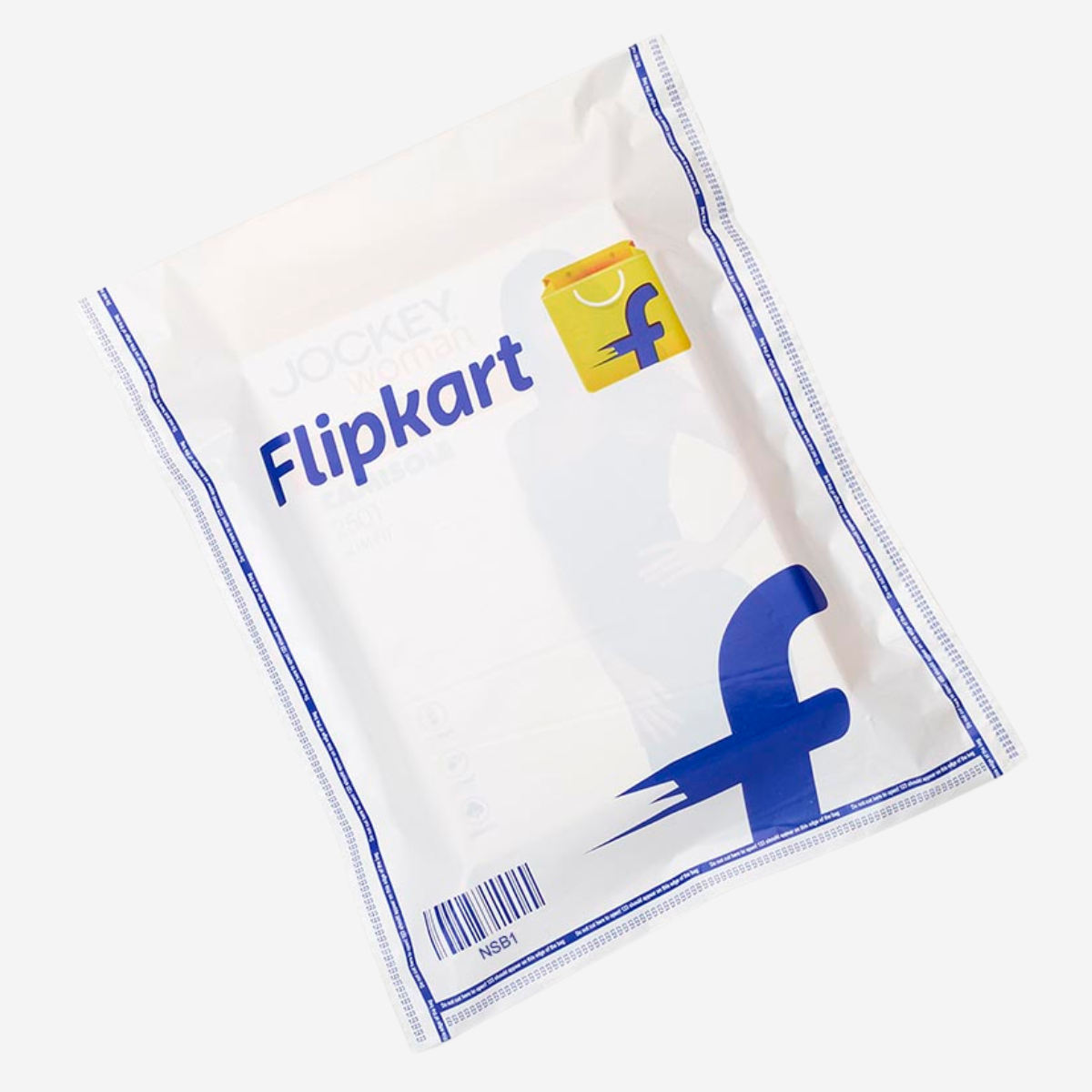 Untitled design - 2026-09-19T224325.067 6.3x7.6 Inches Flipkart Opaque Courier Bags Non POD with Barcode - Image 1